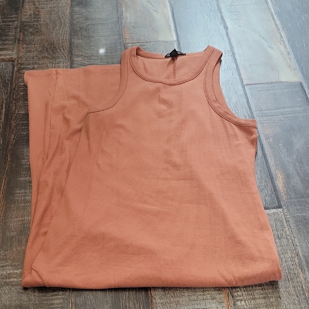 Beyond Yoga Terracotta Ribbed ank